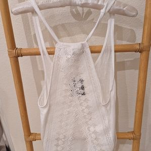 ♥️BOGO NWT F21 White lace top